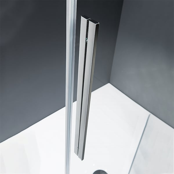 Καμπίνα Flow Corner Entry Chrome 90x90 cm